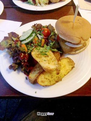 tofu burger at Chimichurri in Frankfurt