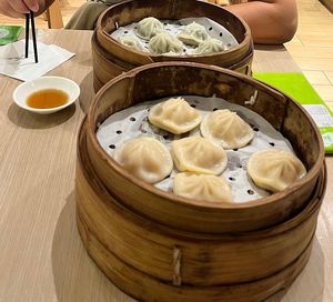 Wontons  at Songyuelou in Shanghai