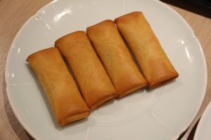 Spring rolls at Songyuelou in Shanghai