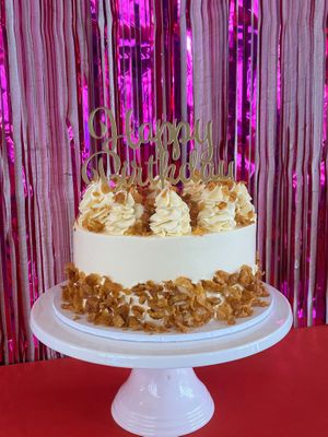 Caramelised Cornflake Cake at Neat Cakes in Auckland