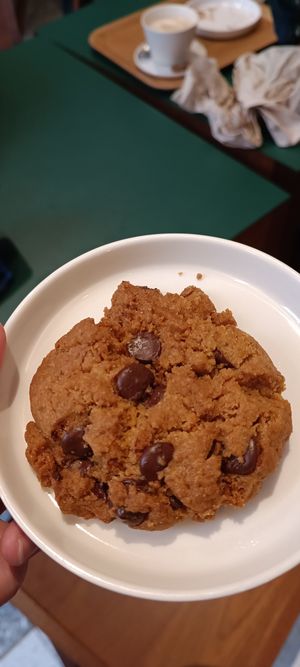 Chocolate cookie was delish! at MoMu Café in Antwerpen