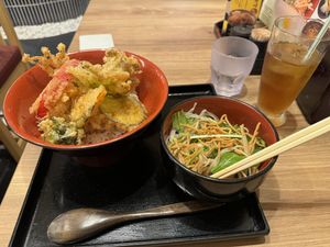 Tempura   at Kyoto Soba-Morihei in Kyoto