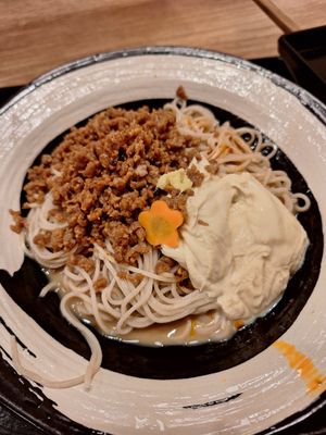 Tounyuu Yuba Soba, cold at Kyoto Soba-Morihei in Kyoto