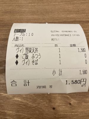 Reasonable   at Kyoto Soba-Morihei in Kyoto