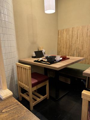 Inside (1/2).  at Kyoto Soba-Morihei in Kyoto