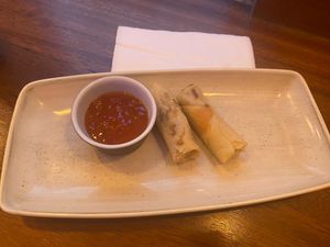 Vegetable Spring Rolls   at Som Kitchen - Mariahilf in Vienna