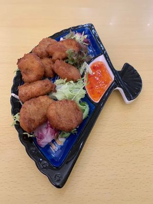 D-Fried mini vegan crab cakes 炸迷你素蟹餅 (Photo by نايجل لينغ) at Café Influffy - 毛所樹樹 in Kowloon