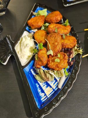 Vegan chicken nuggets 植物肉雞寶 (Photo by Siu Wing Wing) at Café Influffy - 毛所樹樹 in Kowloon