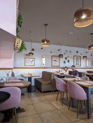Indoor vibe at La Panera Rosa in Asuncion