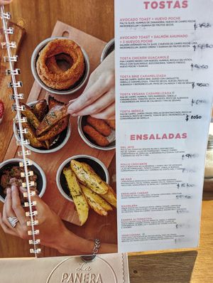 Menu page 2 at La Panera Rosa in Asuncion