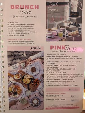 Menu page 6 at La Panera Rosa in Asuncion