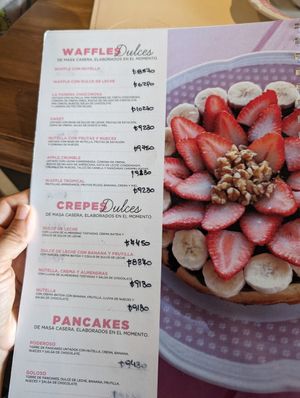 Menu page 9 m at La Panera Rosa in Asuncion