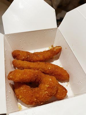 Vegan jumbo prawns at Hi Thai in East London