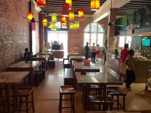 setting  at Quay Cafe in Penang