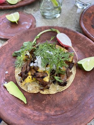 Al pastor taco  at Los Loosers in Mexico City