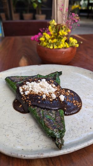 El mole está delicioso at Los Loosers in Mexico City