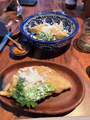 Empanadas de queso  at Los Loosers in Mexico City