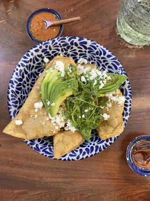 empanaditas  at Los Loosers in Mexico City