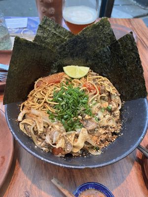 yobu noodles  at Los Loosers in Mexico City