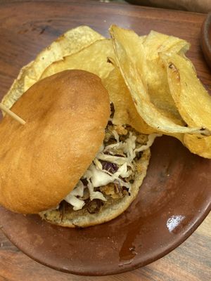 Katsu burger   at Los Loosers in Mexico City