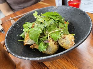 Special (seasonal) dumplings   at Los Loosers in Mexico City