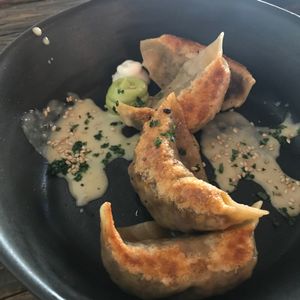 Gyoza at Los Loosers in Mexico City