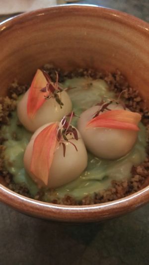 Japanese dessert at Los Loosers in Mexico City