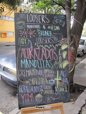 sign of the day at Los Loosers in Mexico City