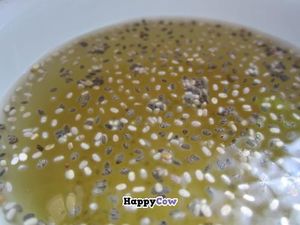 anise chia seed drink at Los Loosers in Mexico City