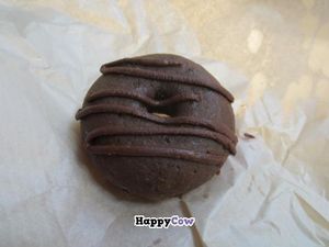 chocolate cake doughnut at Los Loosers in Mexico City