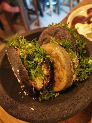 Traditional dish, last on the menu at Los Loosers in Mexico City