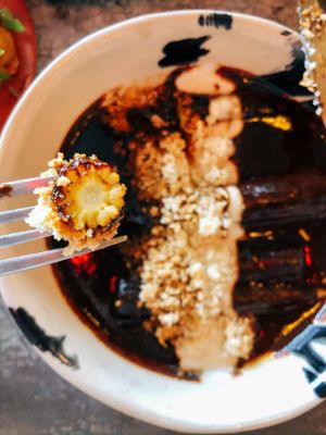 DOS MOLES not my fave but interesting!!  at Los Loosers in Mexico City