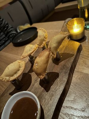 Three cheese empanadas   at Sentir in New York City