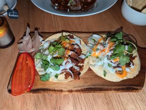 Spicy Chorizo tacos at Sentir in New York City