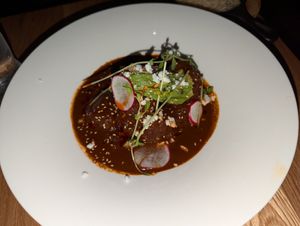 Chicken Mole at Sentir in New York City