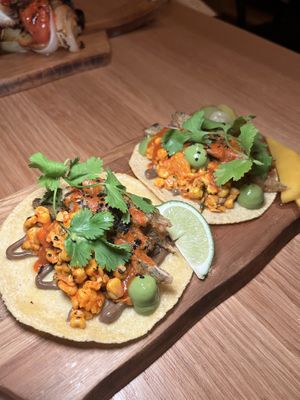 Pescado frito tacos  at Sentir in New York City