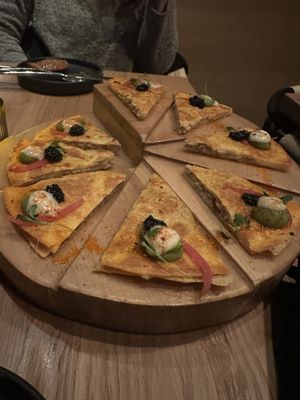 Chicken quesadilla #Veganuary at Sentir in New York City