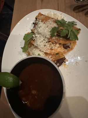 Birria tacos #Veganuary at Sentir in New York City