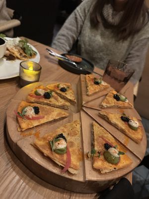 Chicken quesadilla #Veganuary at Sentir in New York City