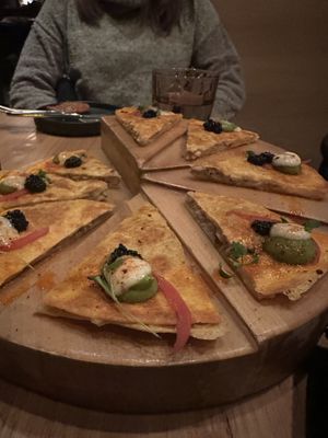 Chicken quesadilla #Veganuary at Sentir in New York City