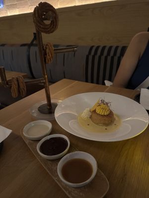Churros with sweet dips  at Sentir in New York City
