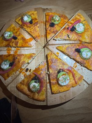 Chick’n quesadilla— yum  at Sentir in New York City