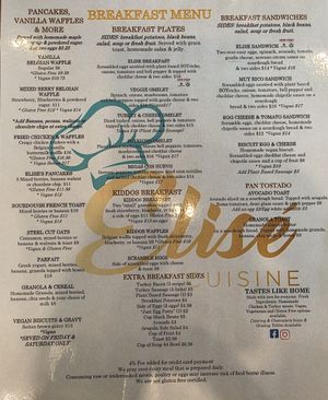  at Elise Cuisine in San Antonio