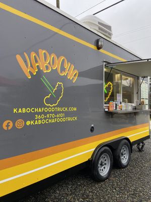 Outside the truck  at Kabocha in Olympia