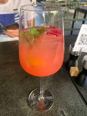 Raspberry & ginger Mojito at Samsara in Cluj-napoca