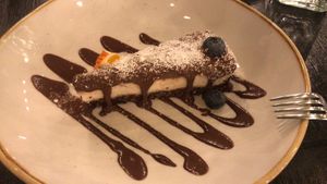 Raw cake at Samsara in Cluj-napoca