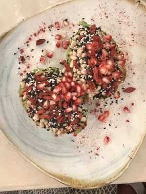 Raw avocado  at Samsara in Cluj-napoca