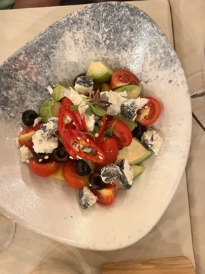 Avocado salad  at Samsara in Cluj-napoca