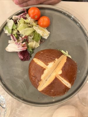 Simple burger  at Samsara in Cluj-napoca