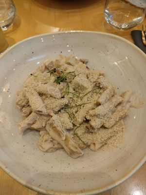 Pasta de anacardo y alcachofa at Samsara in Cluj-napoca